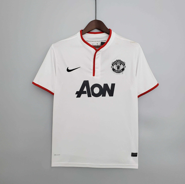 Camisa Manchester United Retrô 2013/2014 Branca